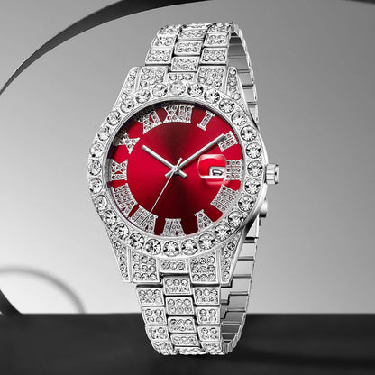 Luxury Diamond Quartz Watch