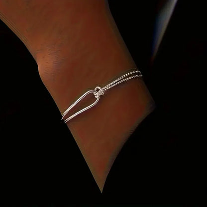 925 Silver Minimalist Geometric Bracelet