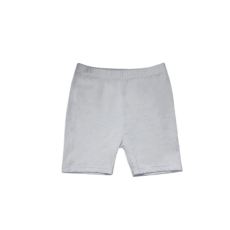 Candy Color Solid Color Girls Safety Shorts