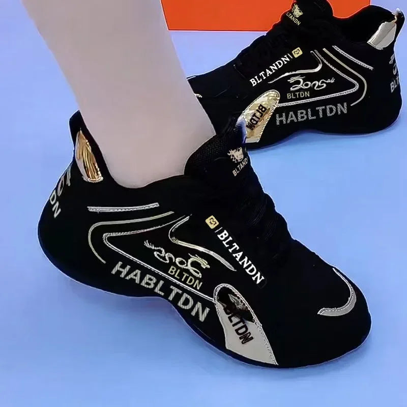 Breathable Lightweight Lace Up Sneakers