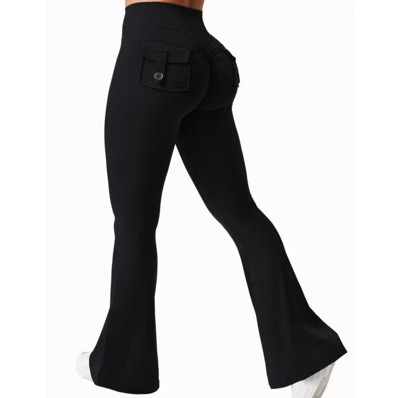 Wide Leg High Stretch Yoga Leggings Pant ﻿