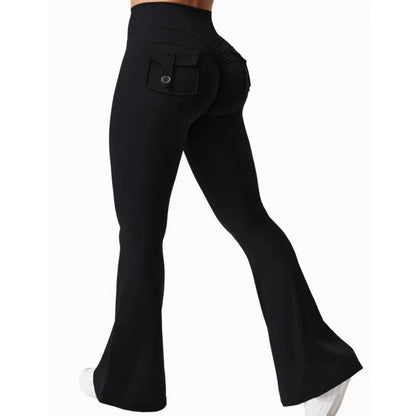Wide Leg High Stretch Yoga Leggings Pant ﻿