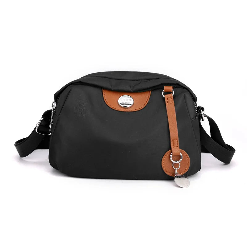 Nylon Shoulder Waterproof Shell Crossbody Bag