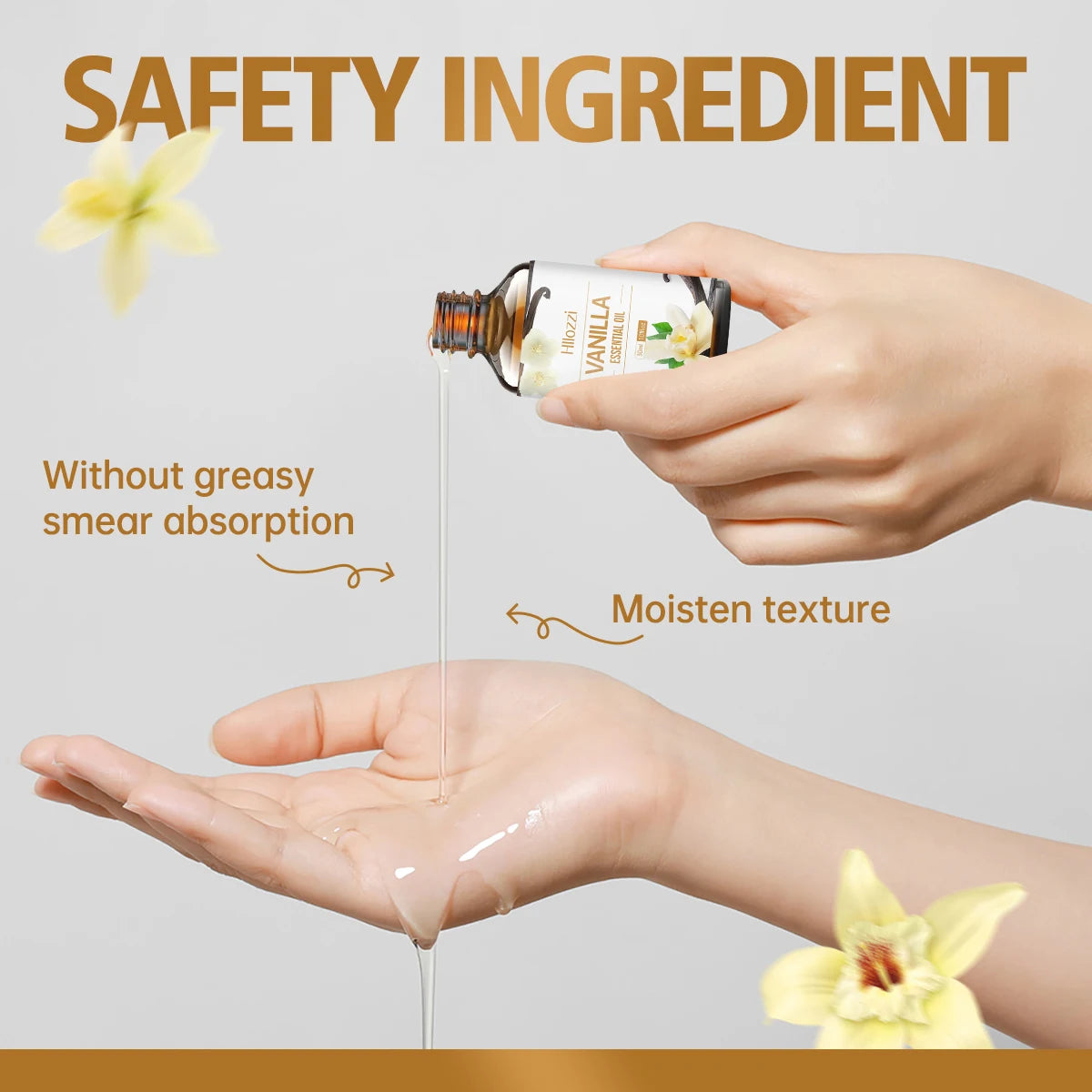100ml/60ml/30ml Vanilla Essential Oil Hydrating and Moisturizing Skin Care