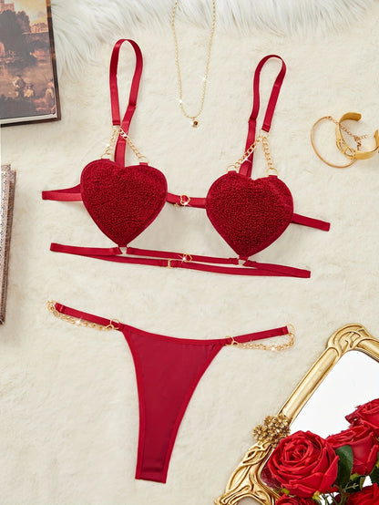 2 pieces osexy lingerie set w