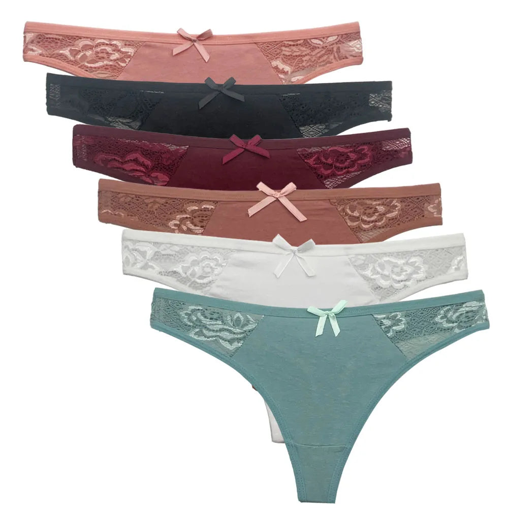 5 PCS/Set Cotton Panties G-String  Lingerie