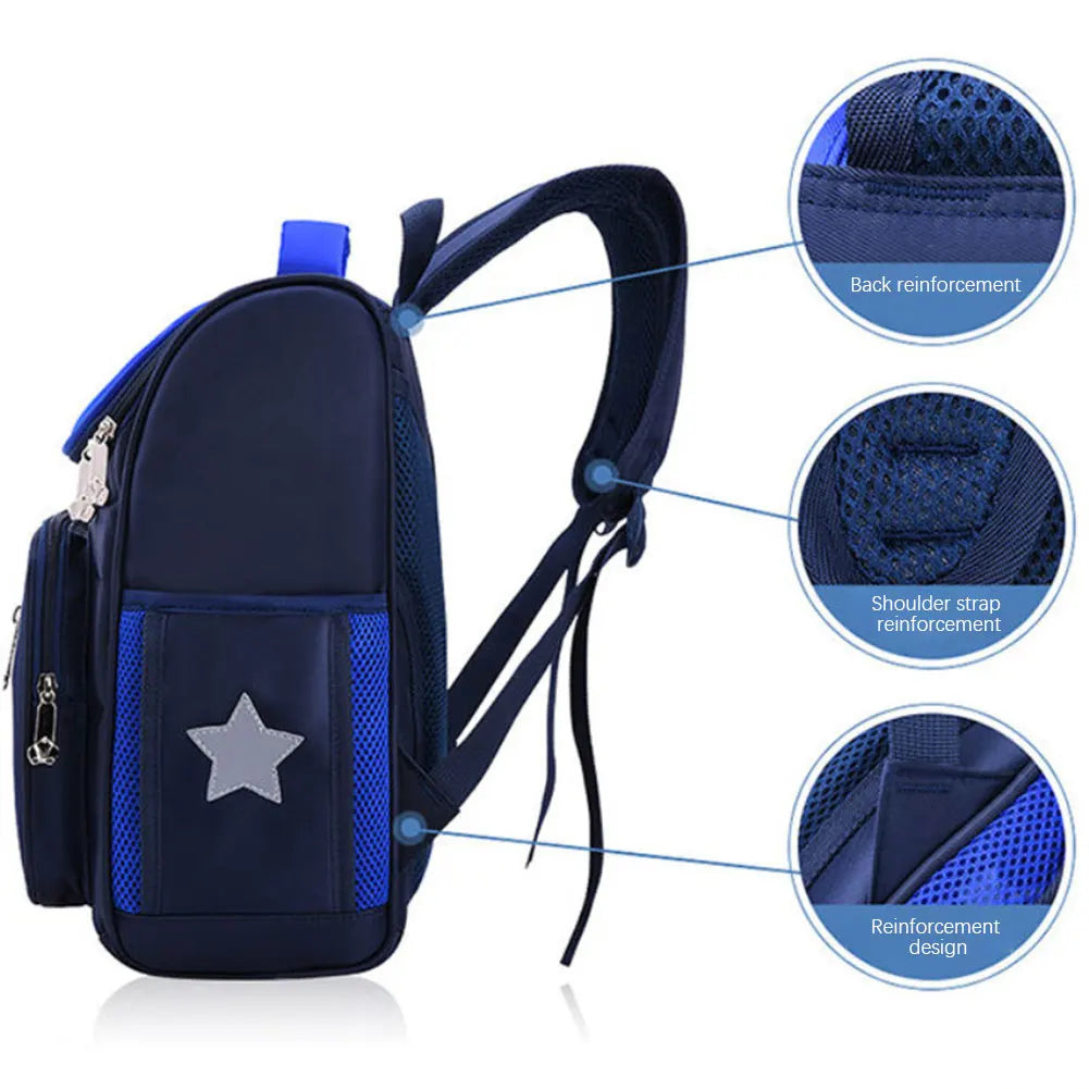 Reflective Stylish Portable Versatile Bookbag Schoolbag