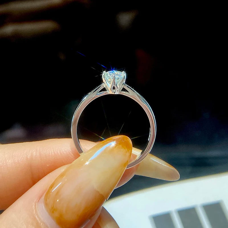 DANA 0.5-2ct Real Moissanite Ring