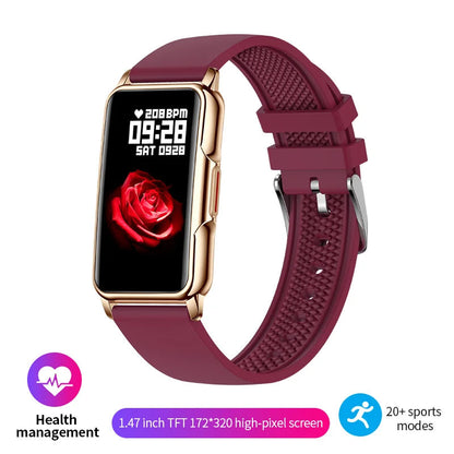 LIGE Smart Watch 1.47-inch Full Touch Screen Sports Fitness Tracker Waterproof