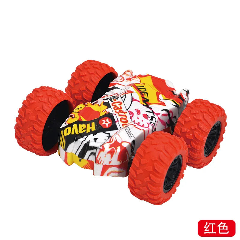 Car Four-wheel Drive Off-road Vehicle Stunt Dump Cars Double-Side Toy