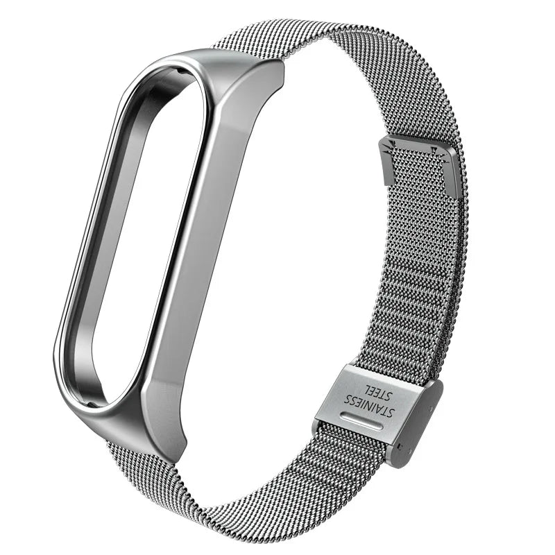 Strap for Xiaomi Mi Band 6 5 4 3 Metal Milanese Bracelet