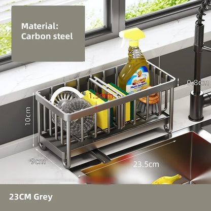 Carbon Steel Sink Sponge Drain Rack