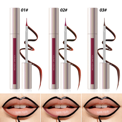 Tear-Off Lip Liner Peel-Off Lip Liner Matte Smudge Makeup Pencil