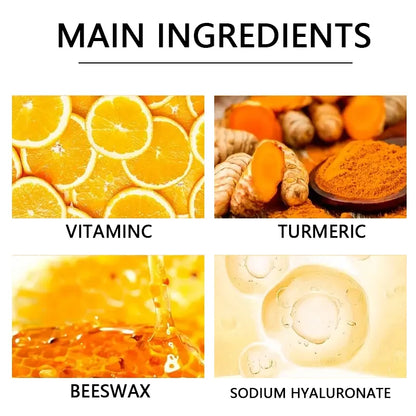 Vitamin c and turmeric hand wax mask for hands and feet