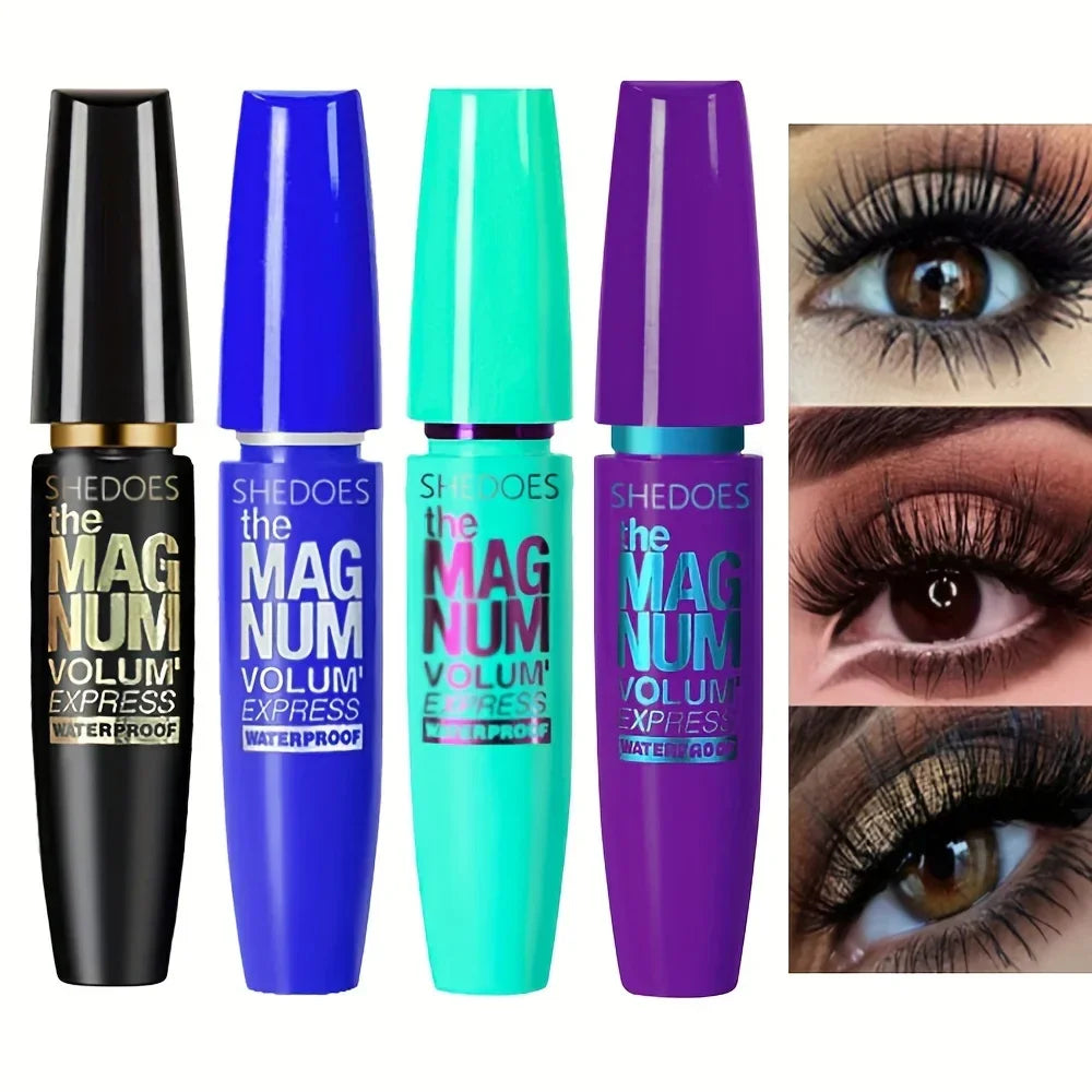 Mascara Thickening, Lengthening, Curling, Waterproof Liquid Fiber Mascara
