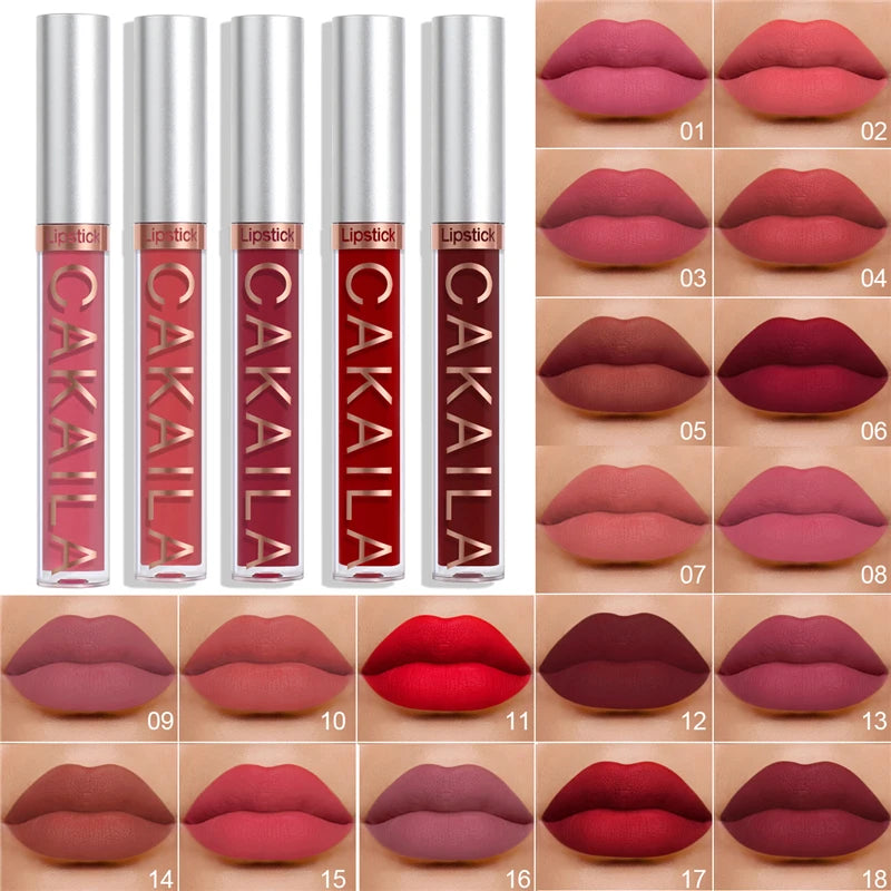 Waterproof Matte Velvet Lip Glaze Lipstick