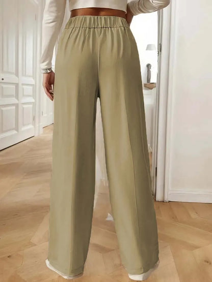 High Waist Wide Leg Pants