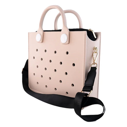 Tote Handbag Storage EVA Large Leather Shoulder Casual Waterproof Bag