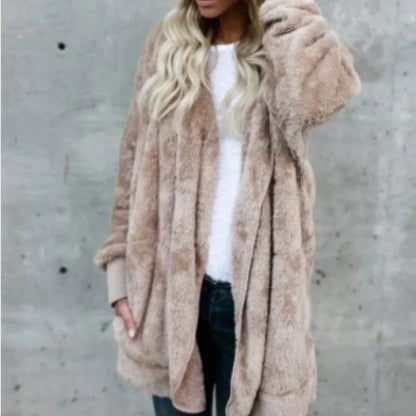 Double-faced Fur Fleece Faux Fur Thick Coat