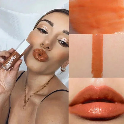 Concealer Facial Matte 3D Diamond Highlight Non Fading Water Gloss Lip Glaze Gloss Cosmetics