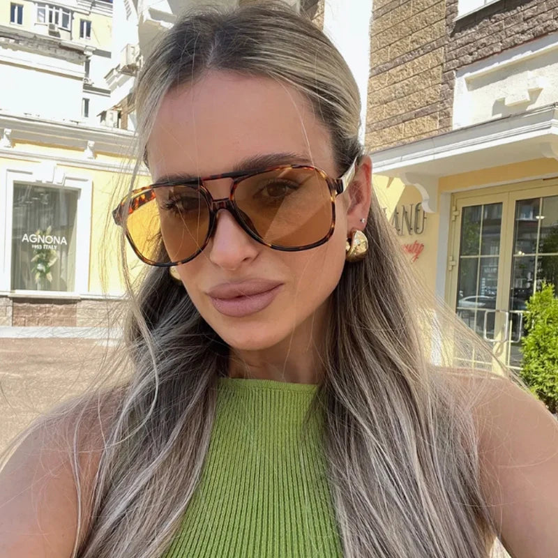 Protective Large Frame Square Sunglasses