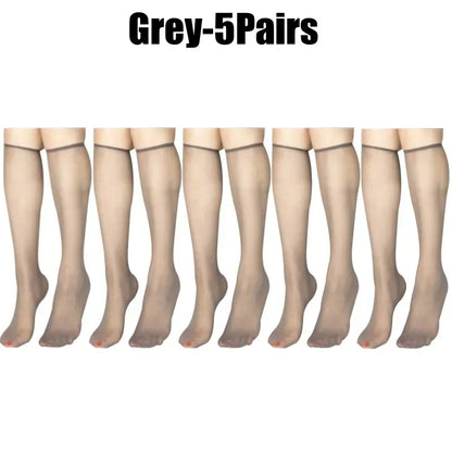 Ultra-Thin Korean Style Invisible Thigh-High Socks