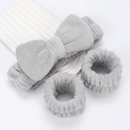Headband Wristband for Washing Face Makeup Towel