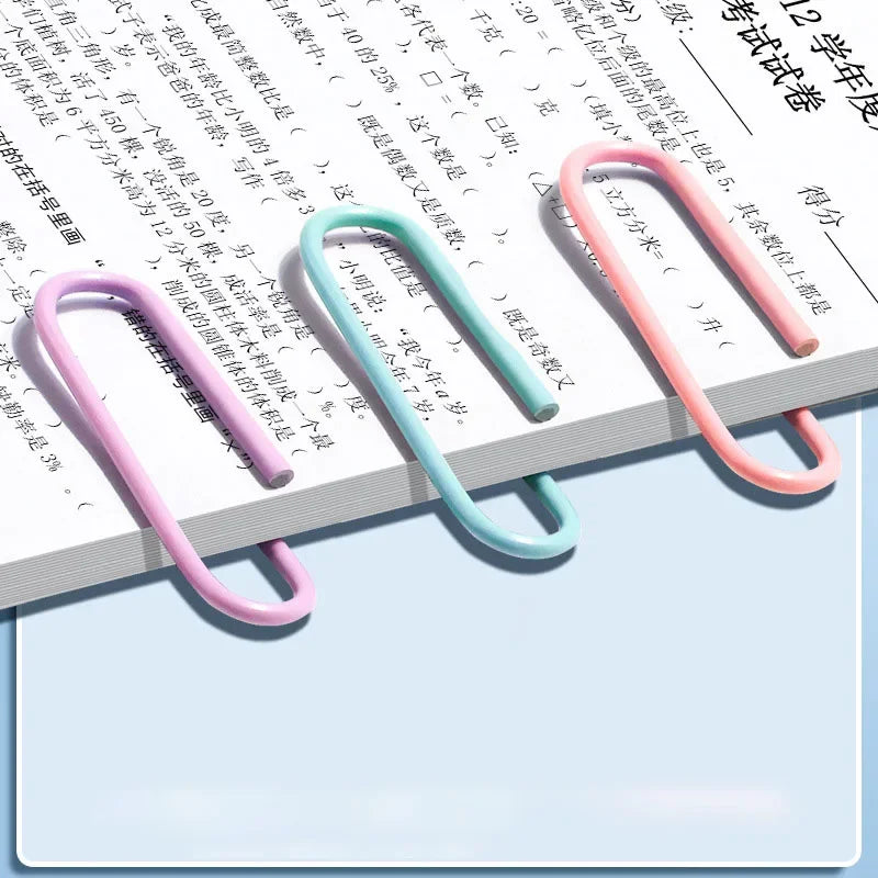 160 pcs Color paper clips office supplies paper clip large