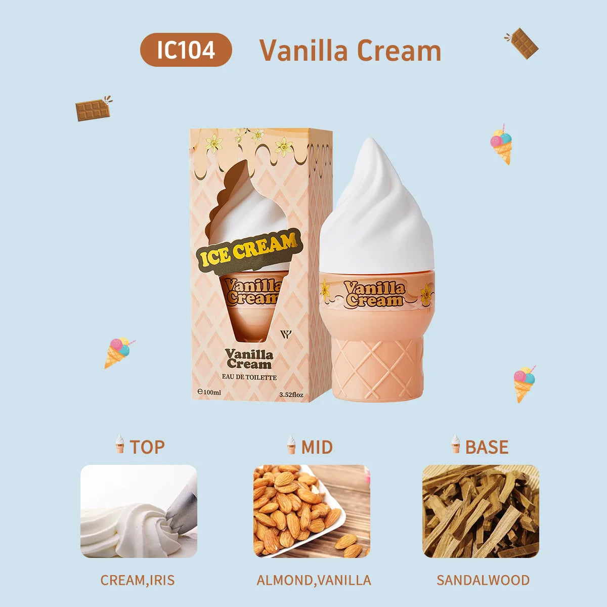 Perfume floral dulce, fresco y vital, de larga duración