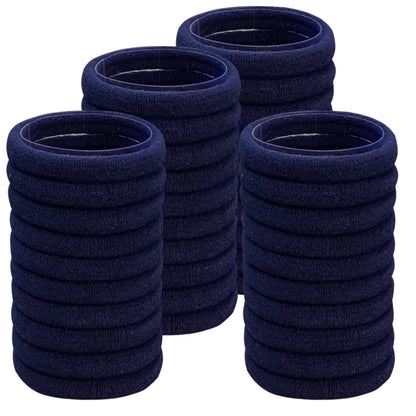 50PCS/Set Cotton Elastic Hair Ties