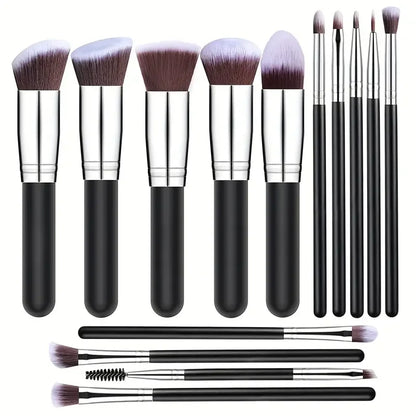14PCS Makeup Brushes Soft Fluffy Foundation Blush Set