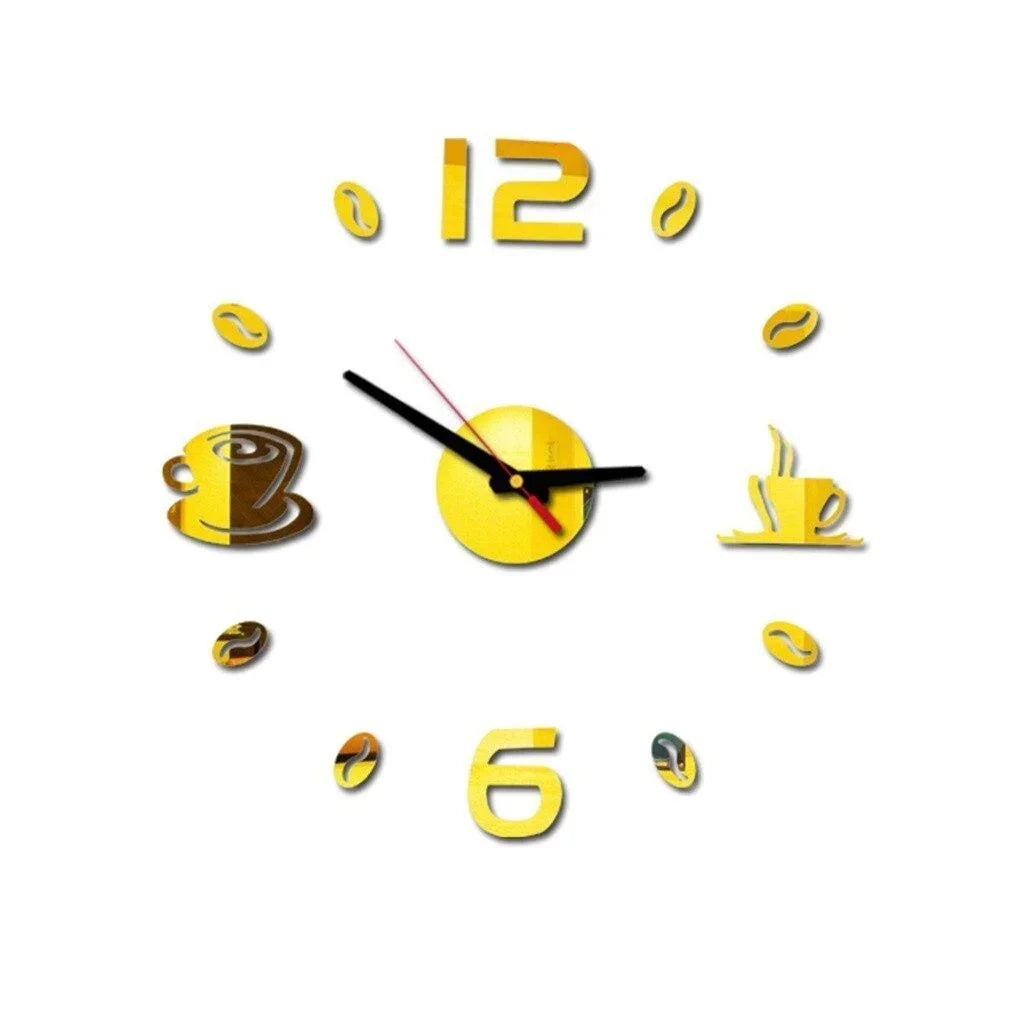 Digital Wall Sticker Quartz Needle Clock