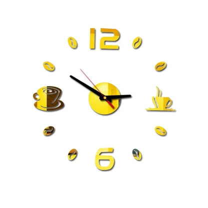 Digital Wall Sticker Quartz Needle Clock