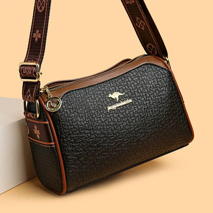 Soft Leather Pillow Versatile Large Capacity Crossbody Bag