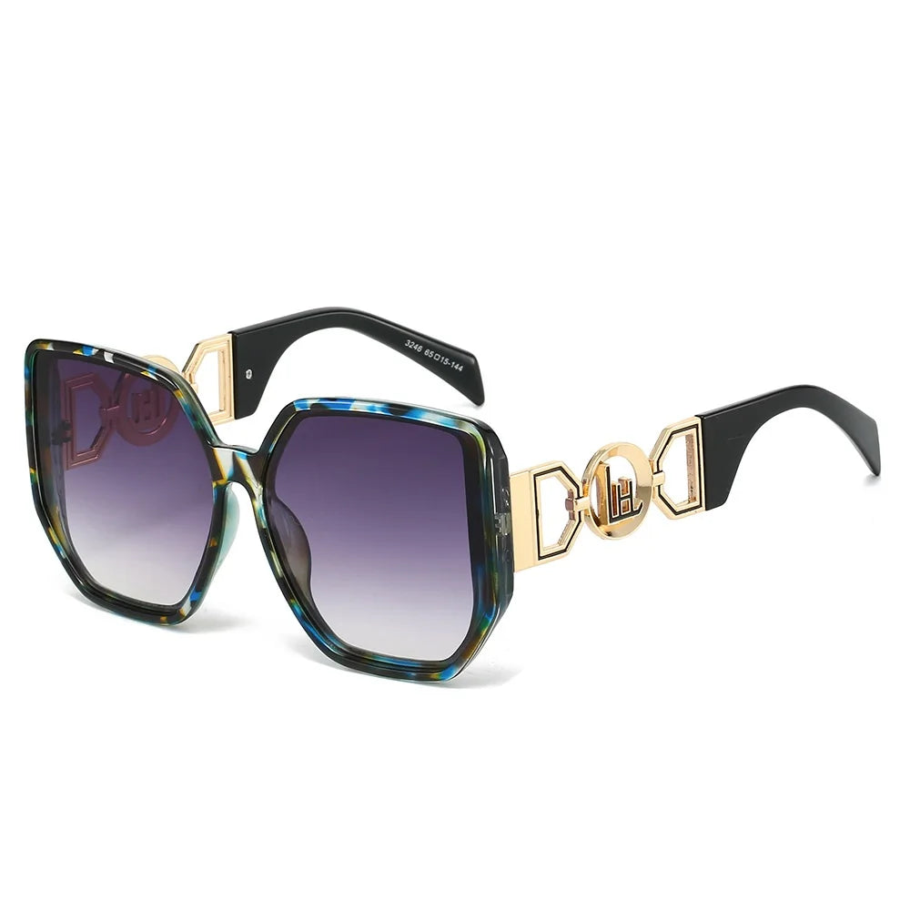 Elegant Oversize Square Unisex Sunglasses