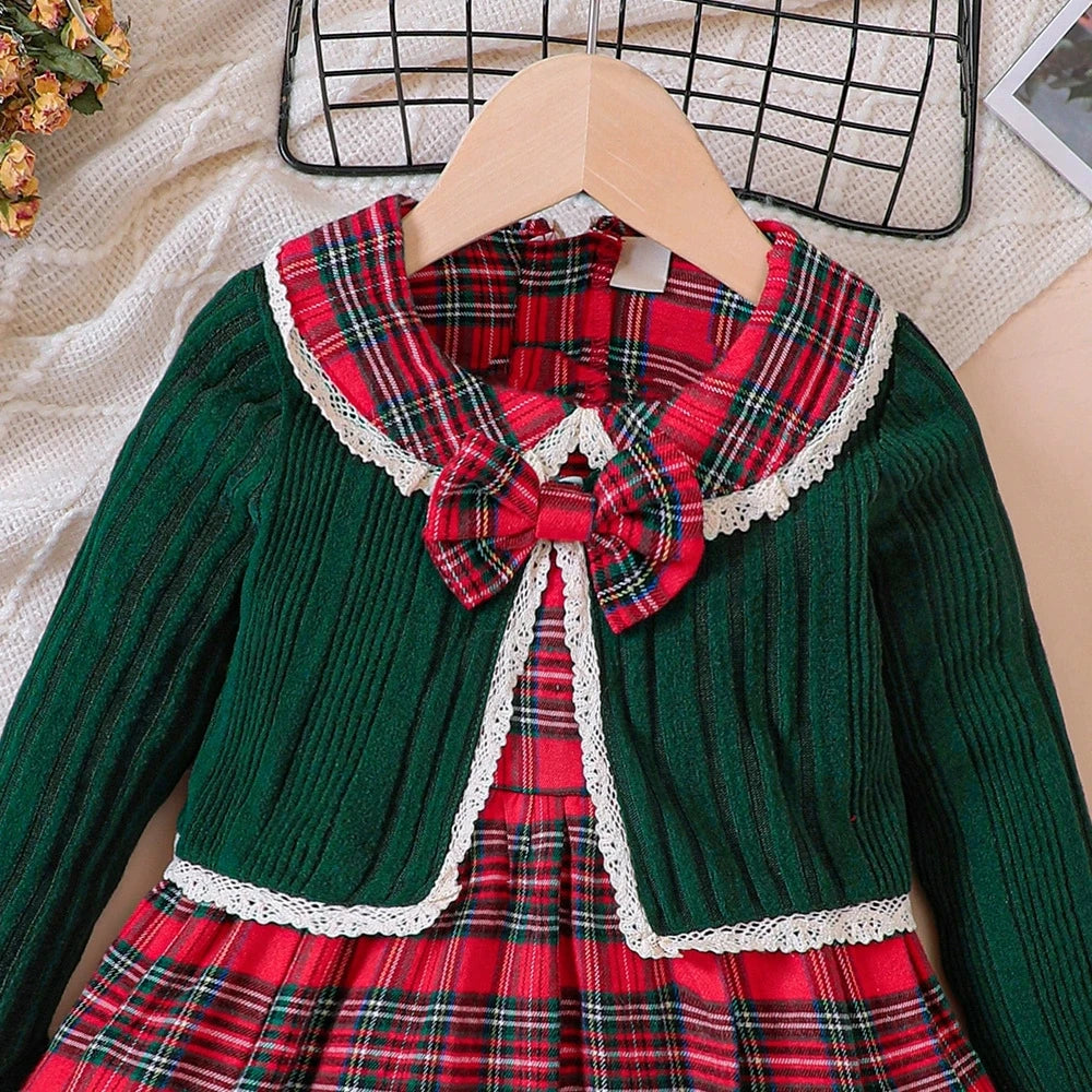 Clothes Toddler Baby Girls Long Sleeve Dress Set