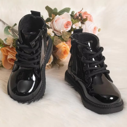 Waterproof PU Leather Toddler Boots