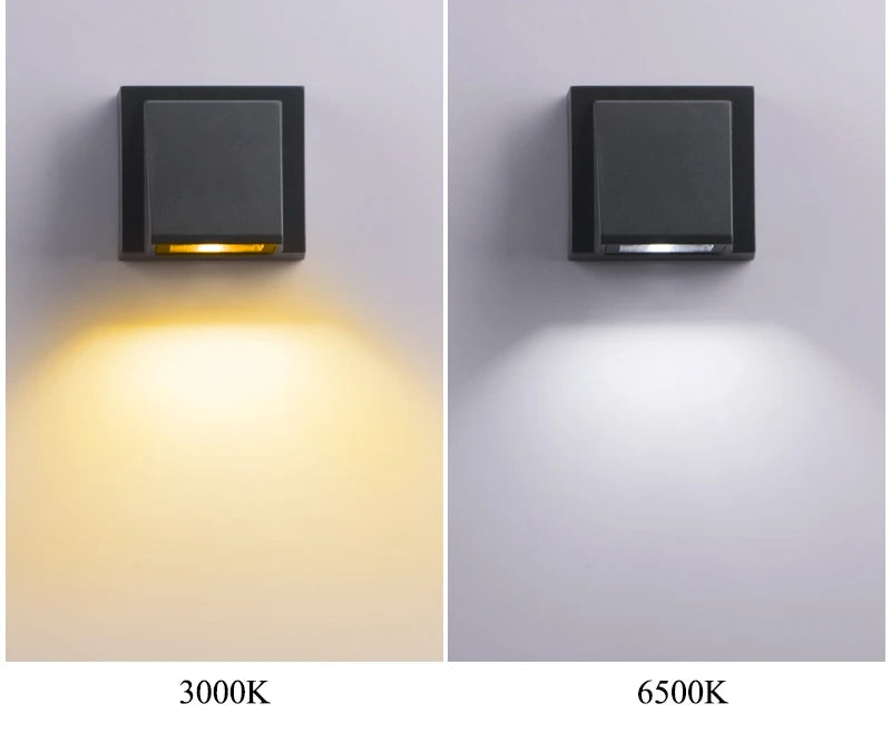 3W 6W LED Wall Lamps Indoor Wall Lights Bedroom Balcony Garden Porch Lighting