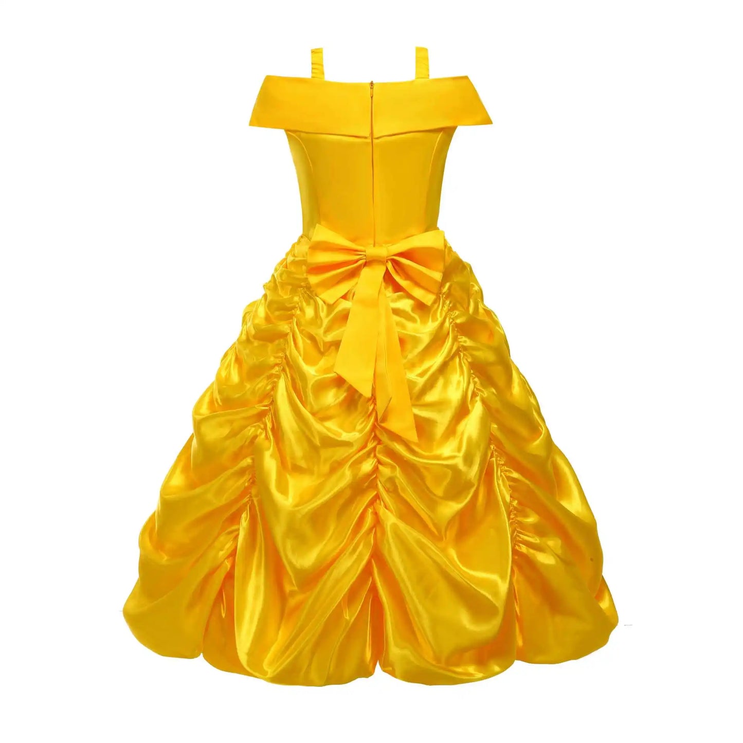 Off Shoulder Yellow Princess Costume Cosplay Dress
