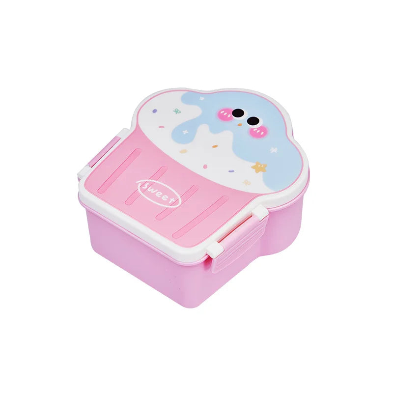 Cute Bento Lunch Box School Heater Portable Plastic Lunch