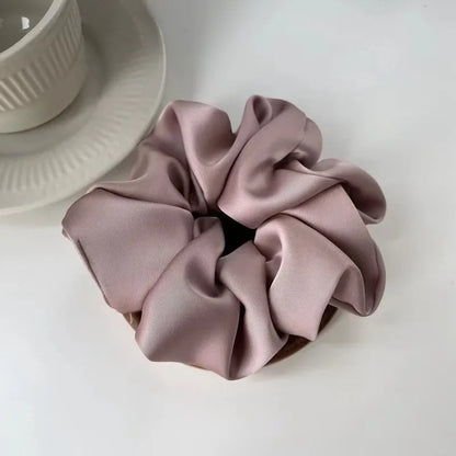Silk Satin Scrunchies Korean Hair Band P