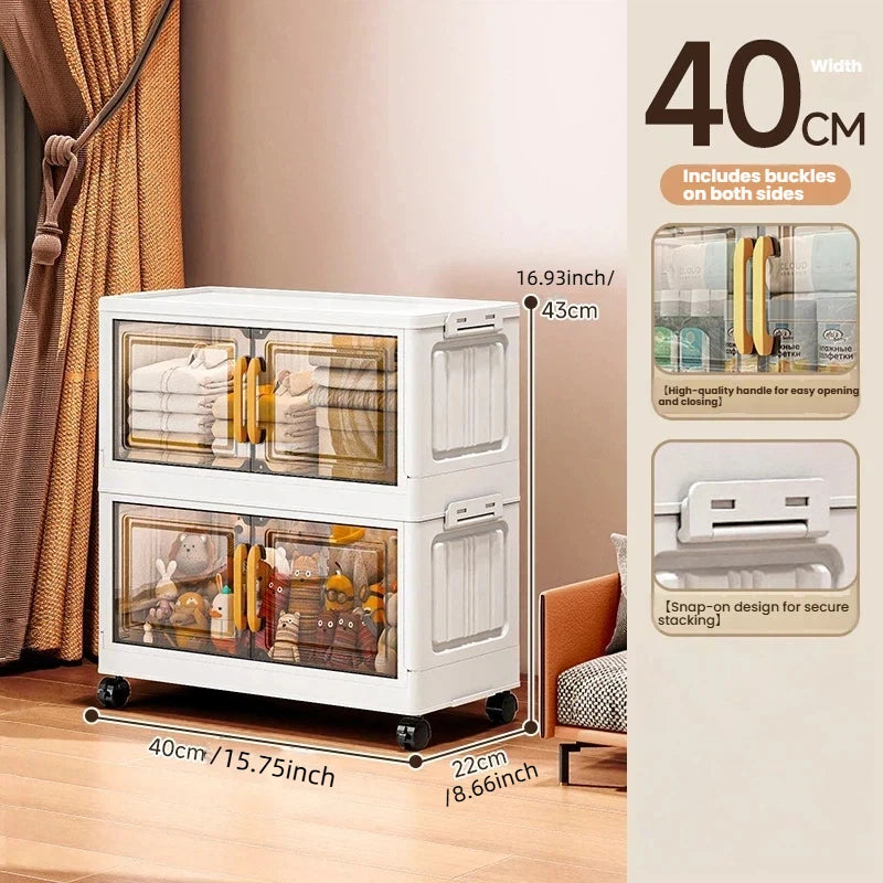 Double-door living room storage cabinet