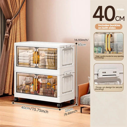 Double-door living room storage cabinet