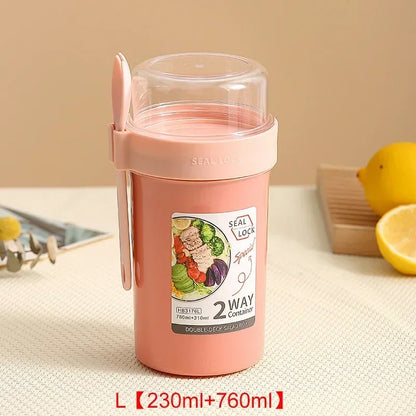 790ml/990ml Salad Oatmeal Cup Breakfast Cup Cereal Nut