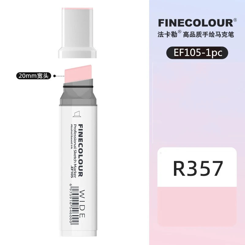 Finecolour 20mm Wide Markers Alcohol Line Sketching Art Markers Pen