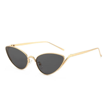 Alloy Triangle Cat Eye Y2K Sexy Outdoor Sun Glasses