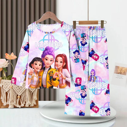 Pajamas Kpop Long Sleeve Sleepwear Pyjamas