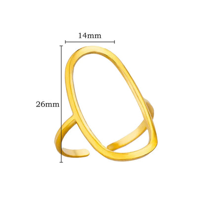 حلقة مفتوحة من الفولاذ المقاوم للصدأ 316L