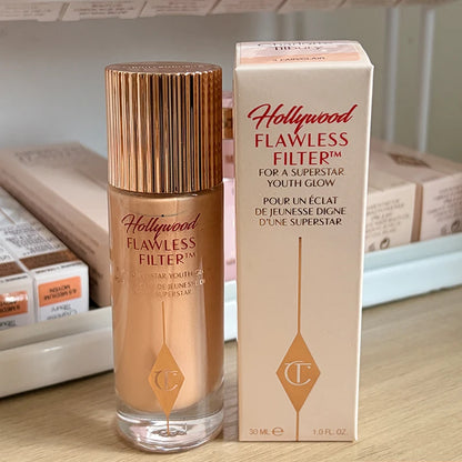 Charlotte Tilbury CT Two-color Heart-shaped Blusher Naturally High-gloss Liquid Powder Set Brightening Pearlescent Glow Powder
