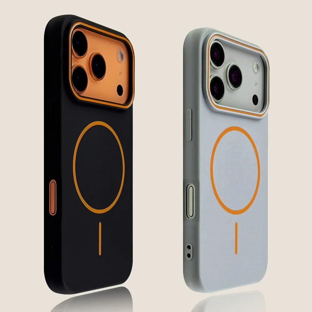 Luxury Magnetic Matte Soft iPhone Case Cover